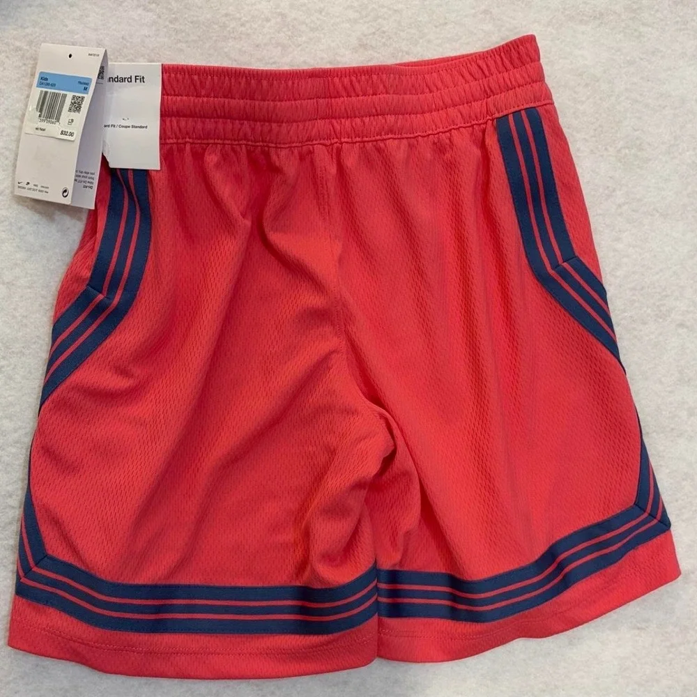 Nike Dri-Fit Fly Crossover Red Basketball Shorts NTW Kids Size M